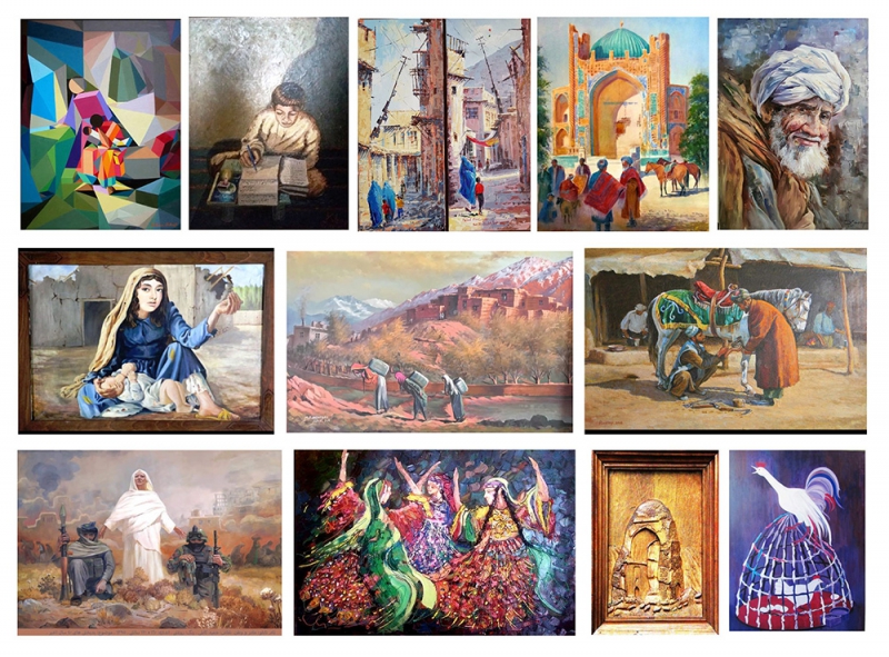 آثاری از نقاشان افغانستان